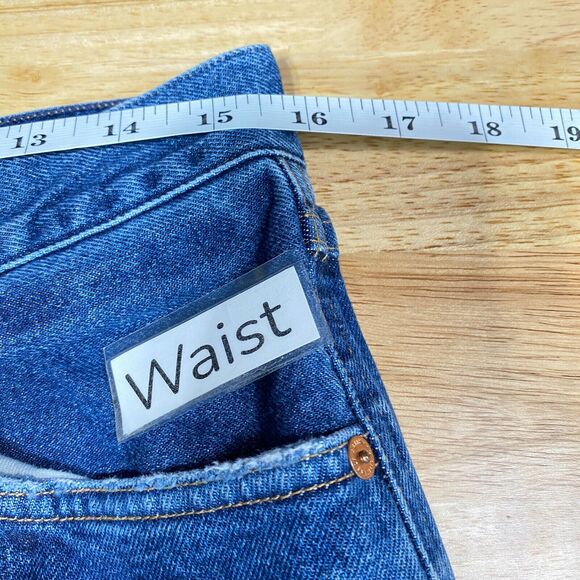 Wilfred X Citizens Of Humanity Liv Straight Step Raw Hem Jeans Women's 30 - Picture 9 of 12